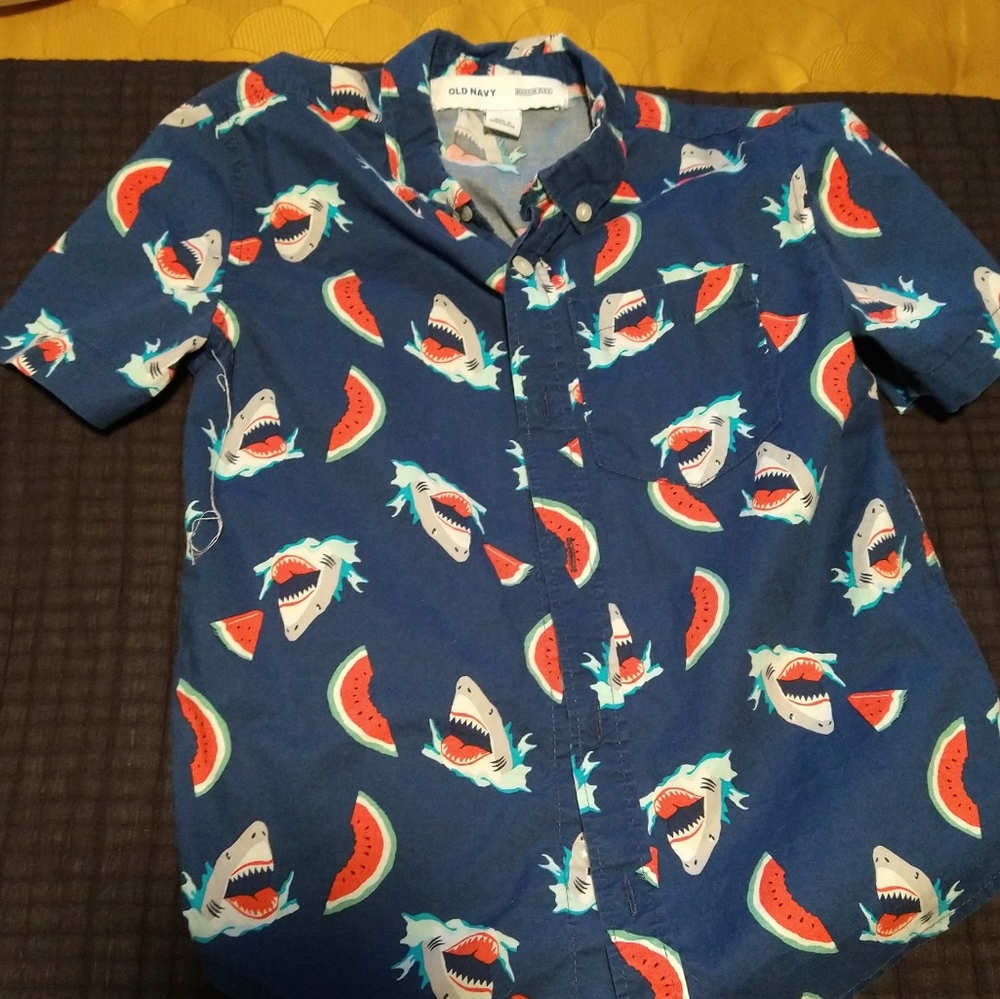 2 Small Old Navy Button Up short sleeve shirts
